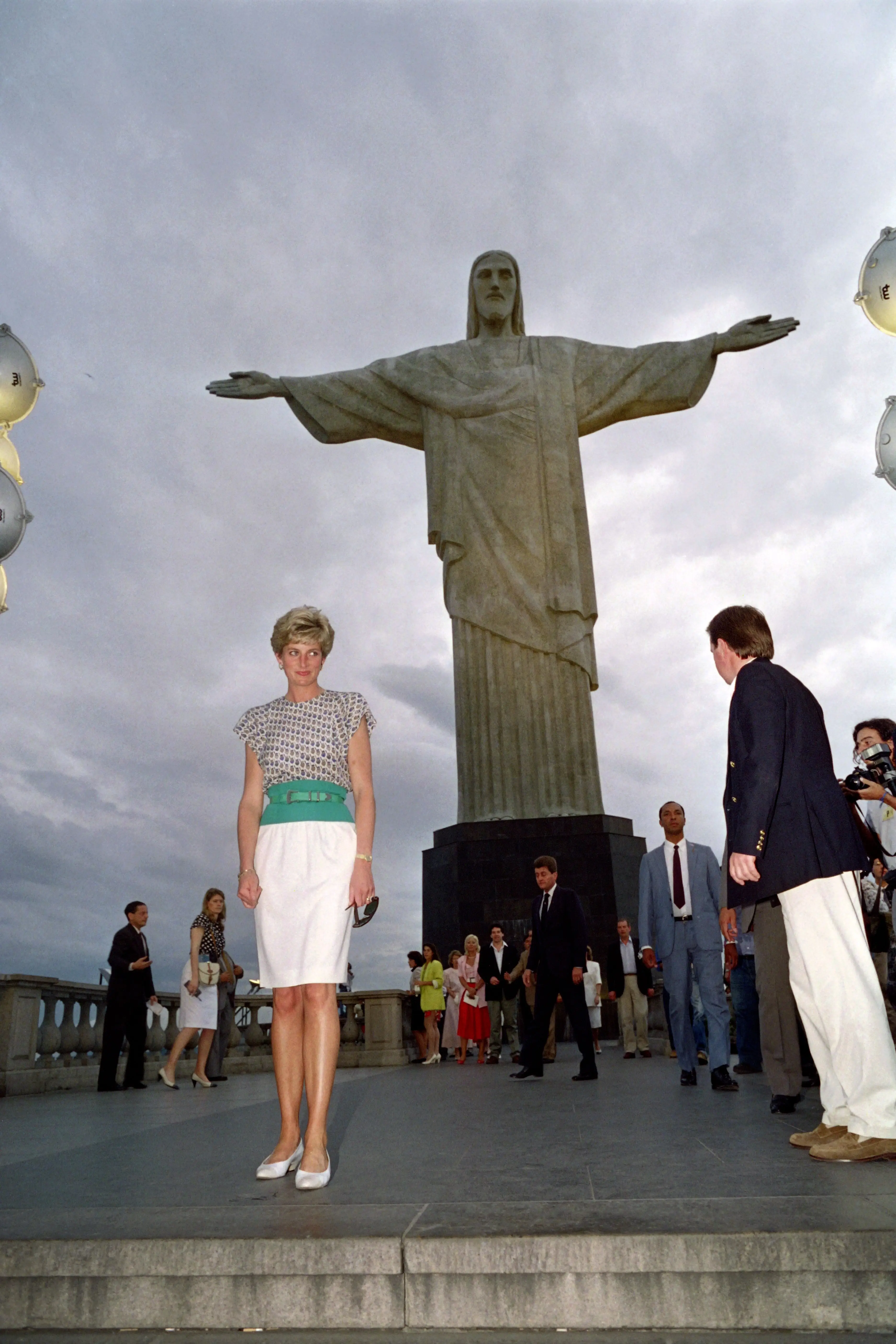 Diana travelled to the same spot in 1991 (ANTONIO SCORZA/AFP via Getty Images)