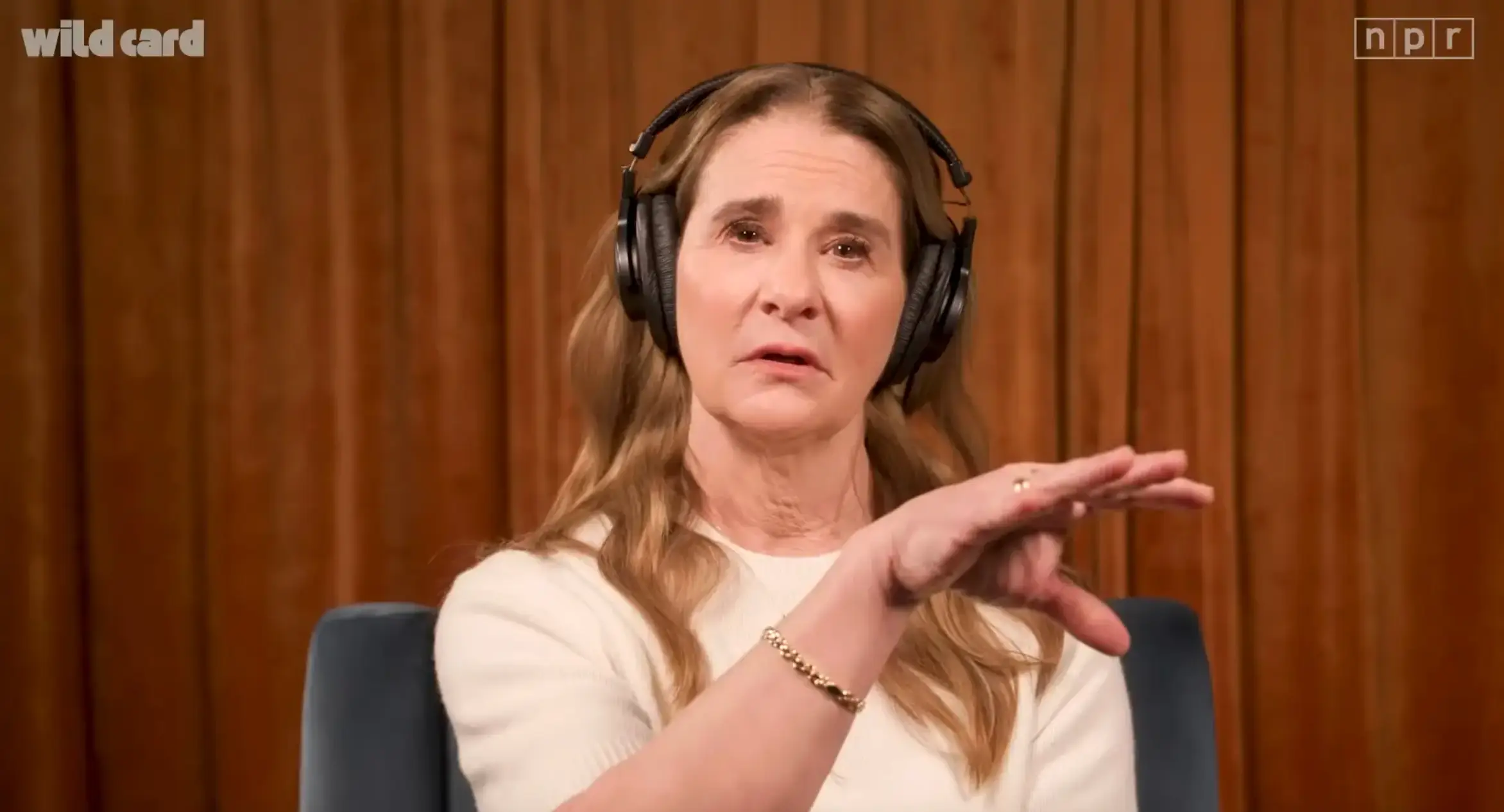 Melinda French Gates has responded to the latest allegations (Wild Card with Rachel Martin and NPR)