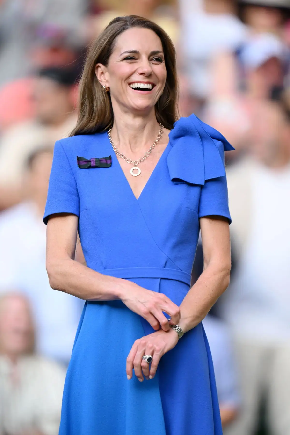 Kate attended both the women's and men's Wimbledon singles finals (Karwai Tang/WireImage)