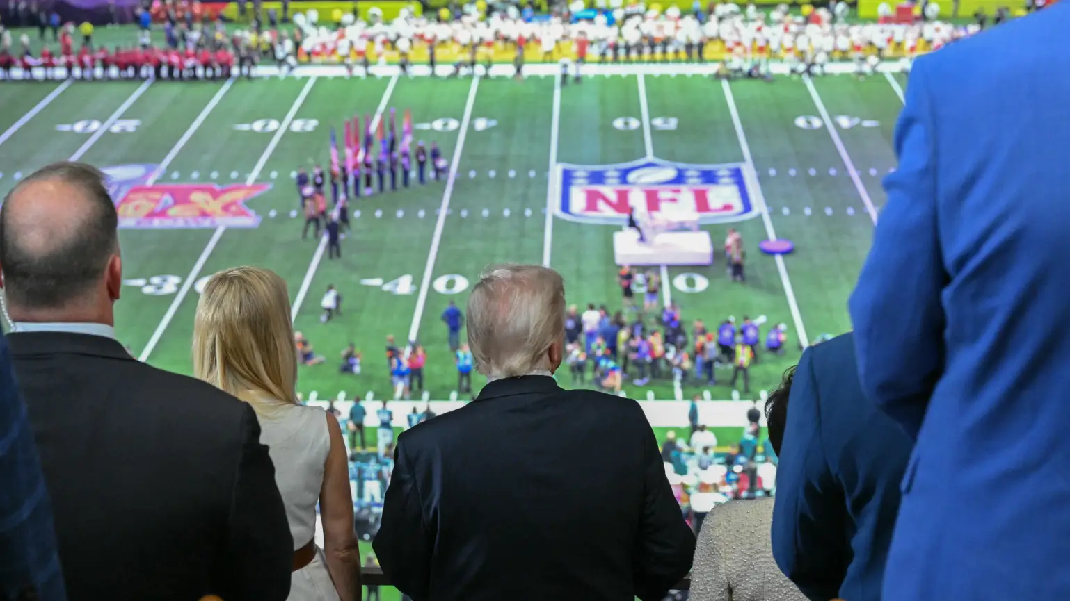 Donald Trump sparks outrage with one ‘cringe’ gesture at Super Bowl
