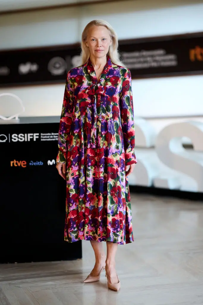 Pamela Anderson wowed at the San Sebastian Film Festival over the weekend (Carlos Alvarez / Contributor / Getty Images)