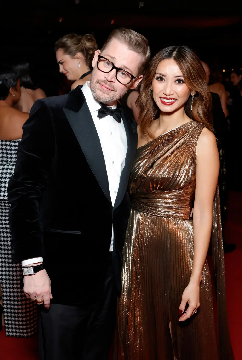 Macauley Culkin and partner Brenda Song share two sons together. (Stefanie Keenan/Getty Images for Academy Museum of Motion Pictures/Amy Sussman/Getty Images)