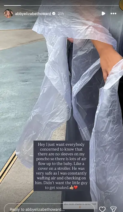 Abby released a statement amid the backlash (abbyelizabethoward/Instagram)