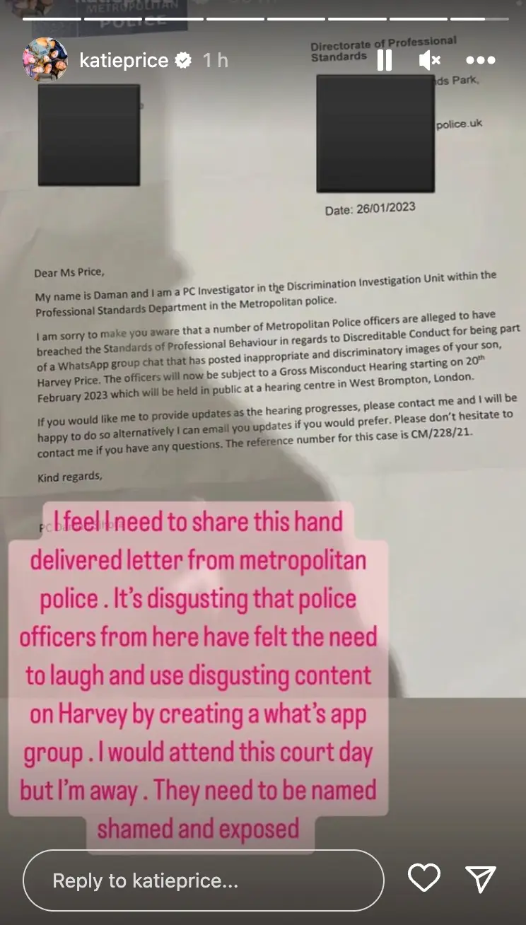 She says the officers need to be 'named, shamed and exposed'.