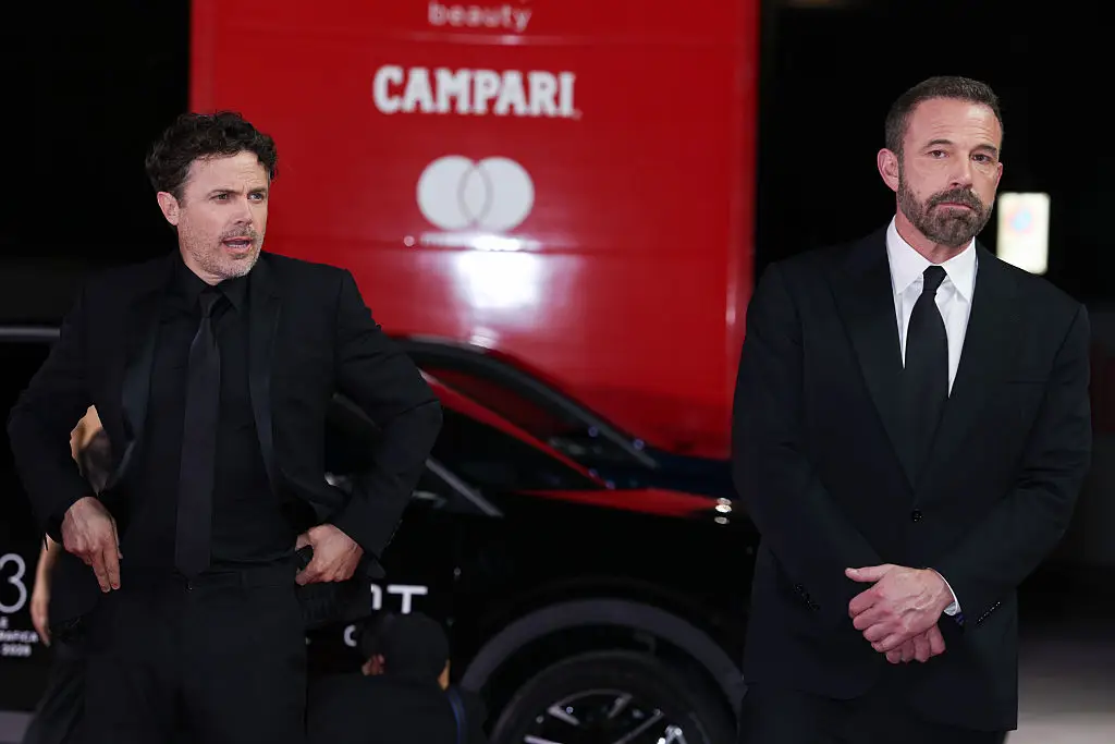 Casey and Ben Affleck at the screening of Company at the 83rd Venice International Film Festival (Pascal Le Segretain/Getty Images)