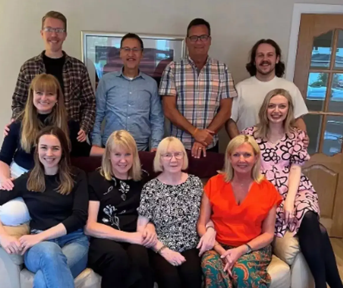 Carol pictured with her family. (Myeloma UK)