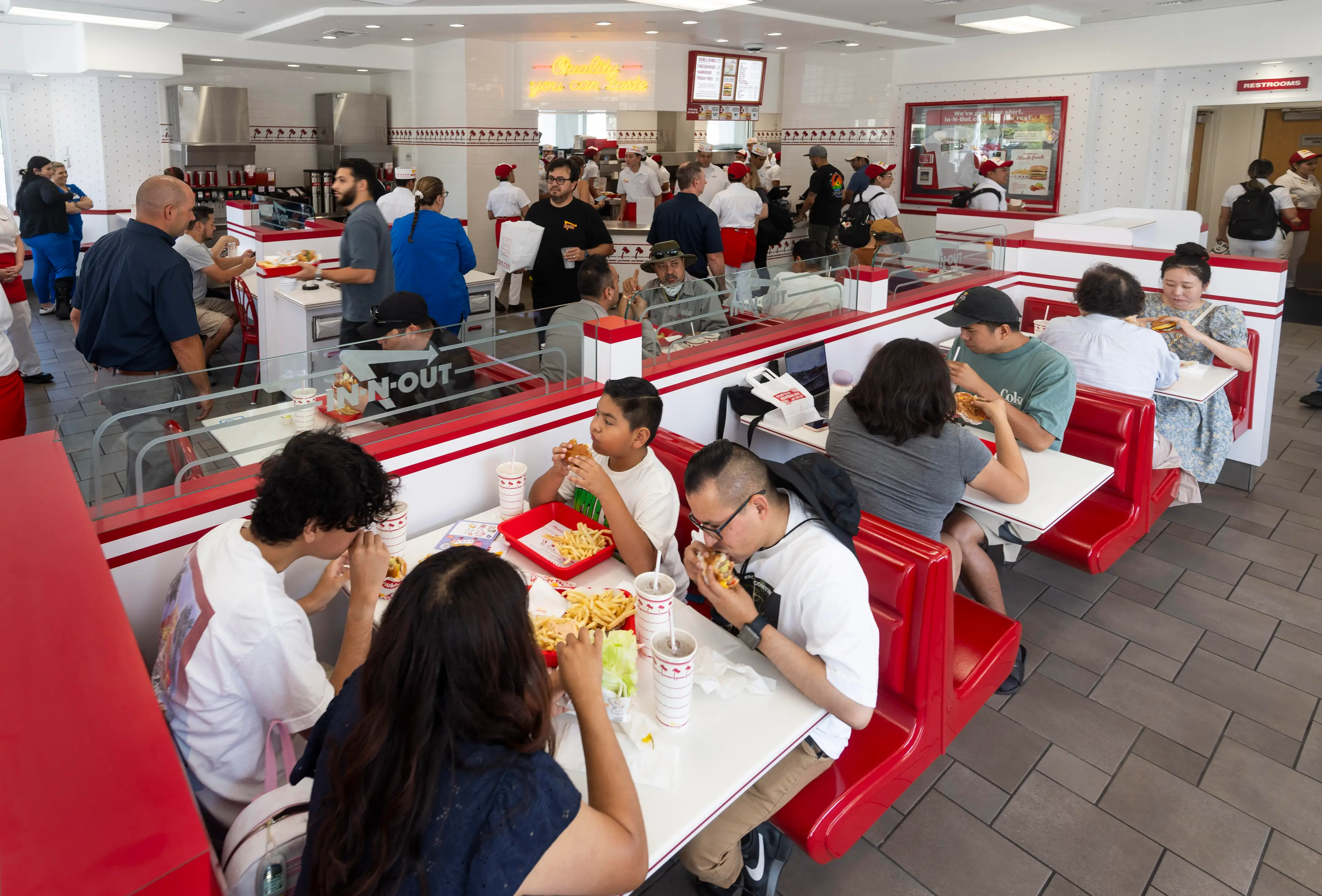 One restaurant confirmed that they'd removed the order number (Paul Bersebach/MediaNews Group/Orange County Register via Getty Images)