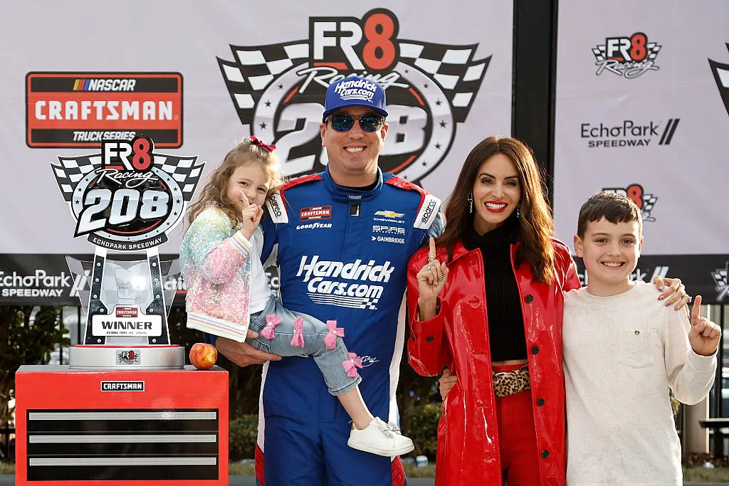 Busch is survived by his wife and their two children (Sean Gardner / Stringer / Getty Images)