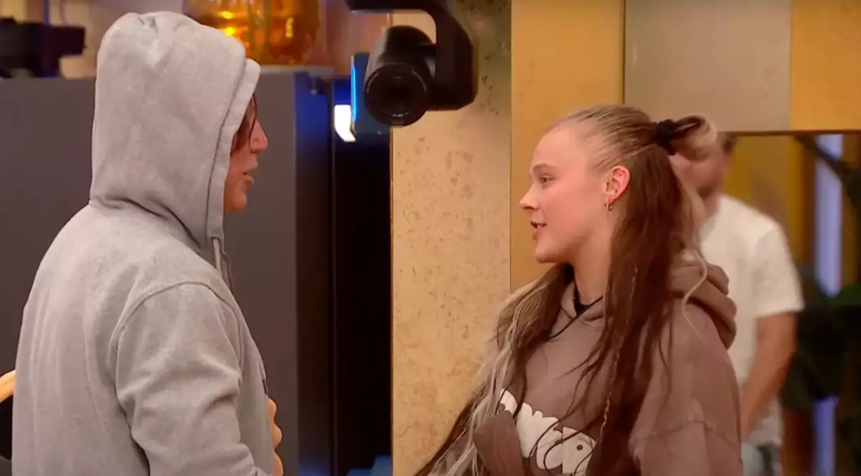 Mickey was given a 'warning' by Big Brother following the grim ordeal (ITV)