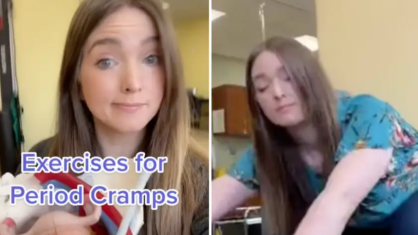 Women Are Calling This Floor Stretch A 'Game Changer' For Period Pains