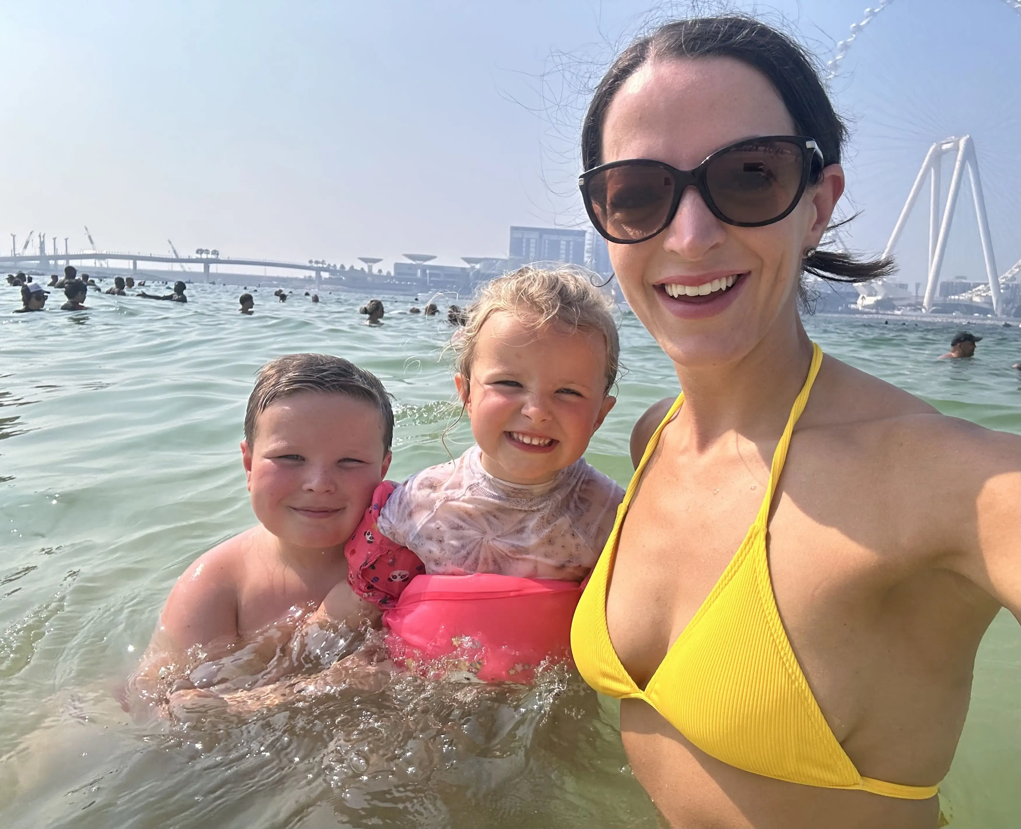 The family of three had been away in Palma and were trying to fly home to Newcastle (Kennedy News and Media)