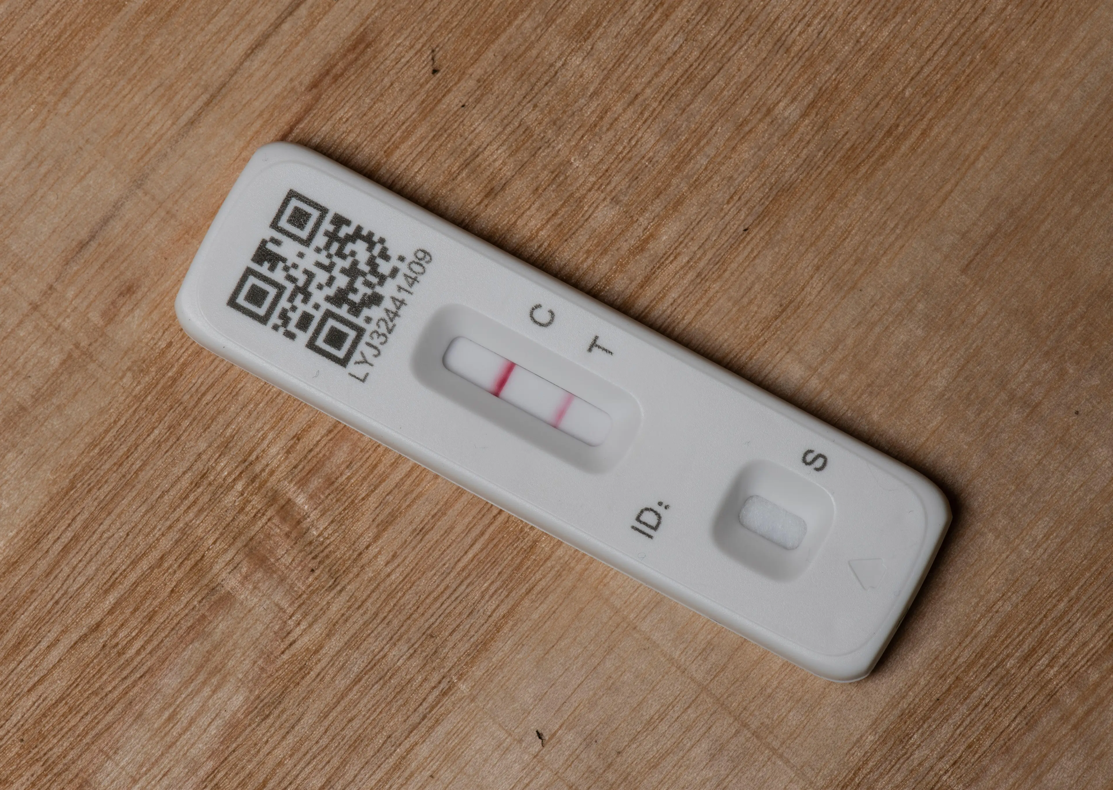 The son's test result was a 'glaring positive'.