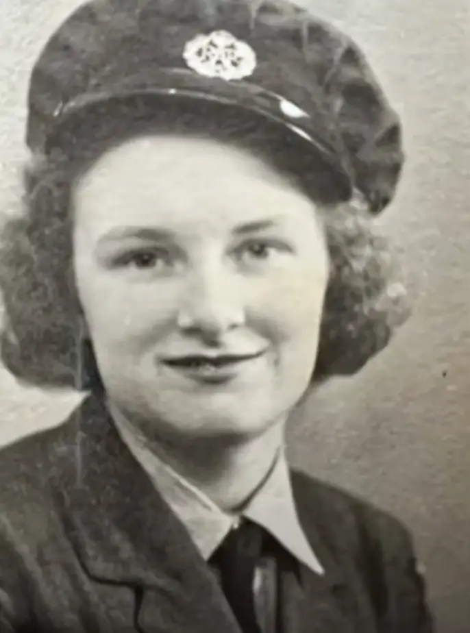 Queenie Hall had joined the WAAF (ITV)