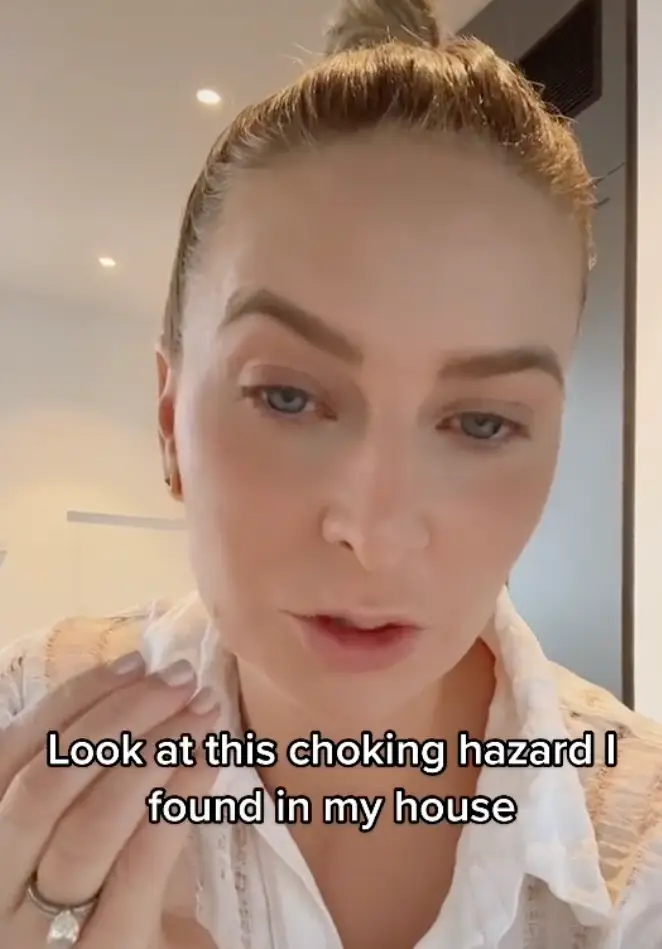 Nikki warned that balloon pieces could be seriously dangerous for little ones.