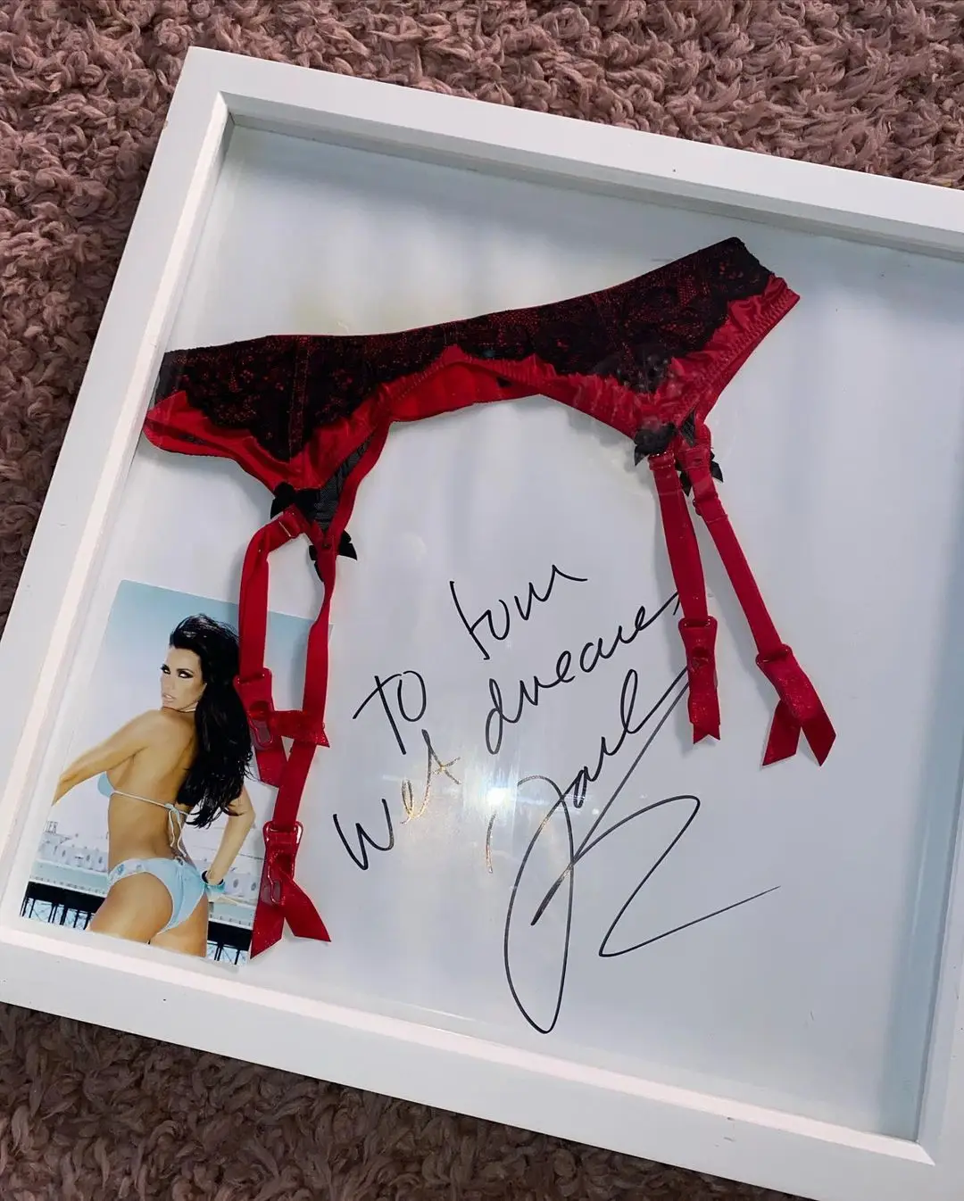 One customer's order all ready to go.