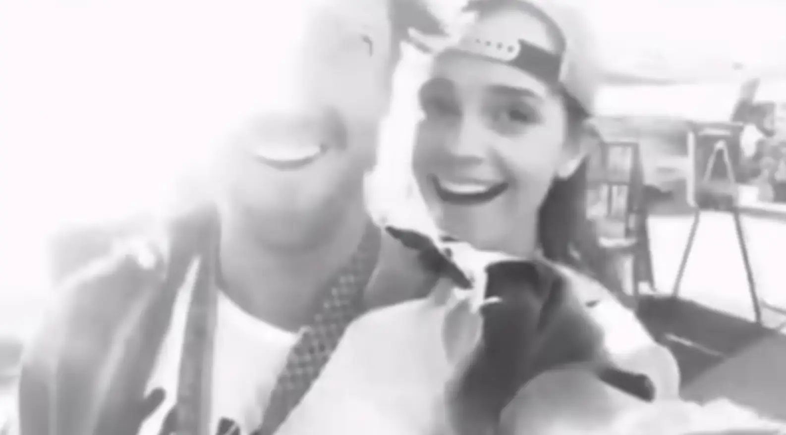 The unearthed clip was shared on YouTube (