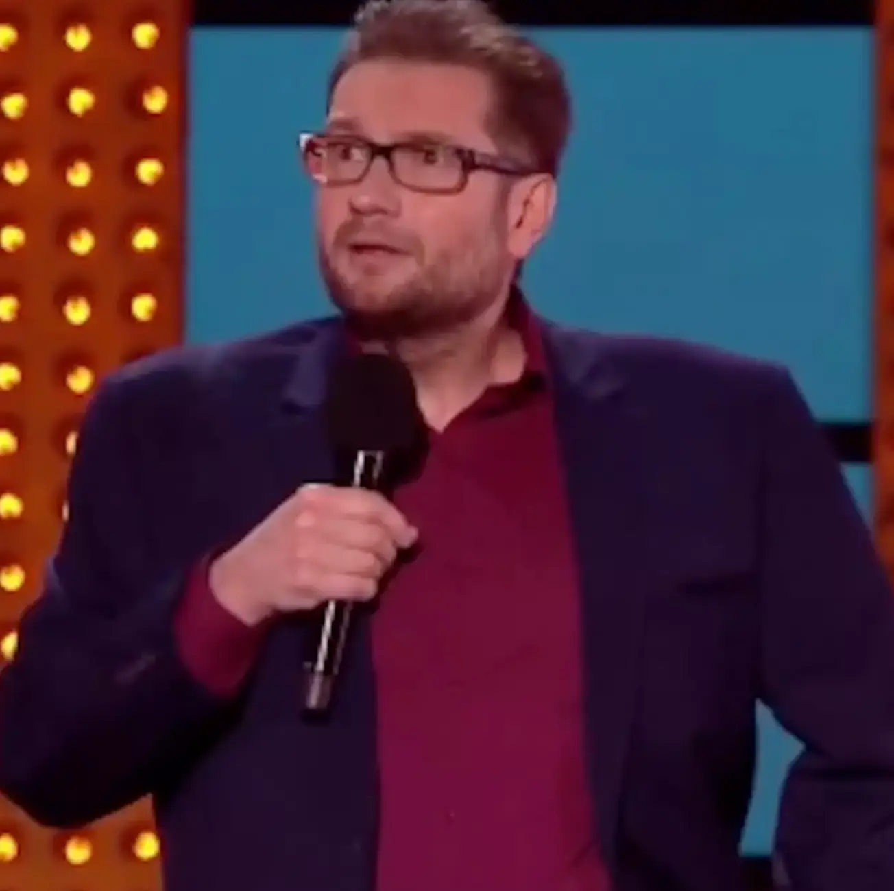 Gary Delaney said the joke had been 'stolen' from him (BBC)