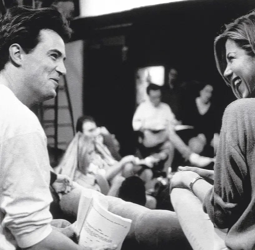 Aniston was broken by the death of her co-star Matthew Perry. (Instagram/ @jenniferaniston)