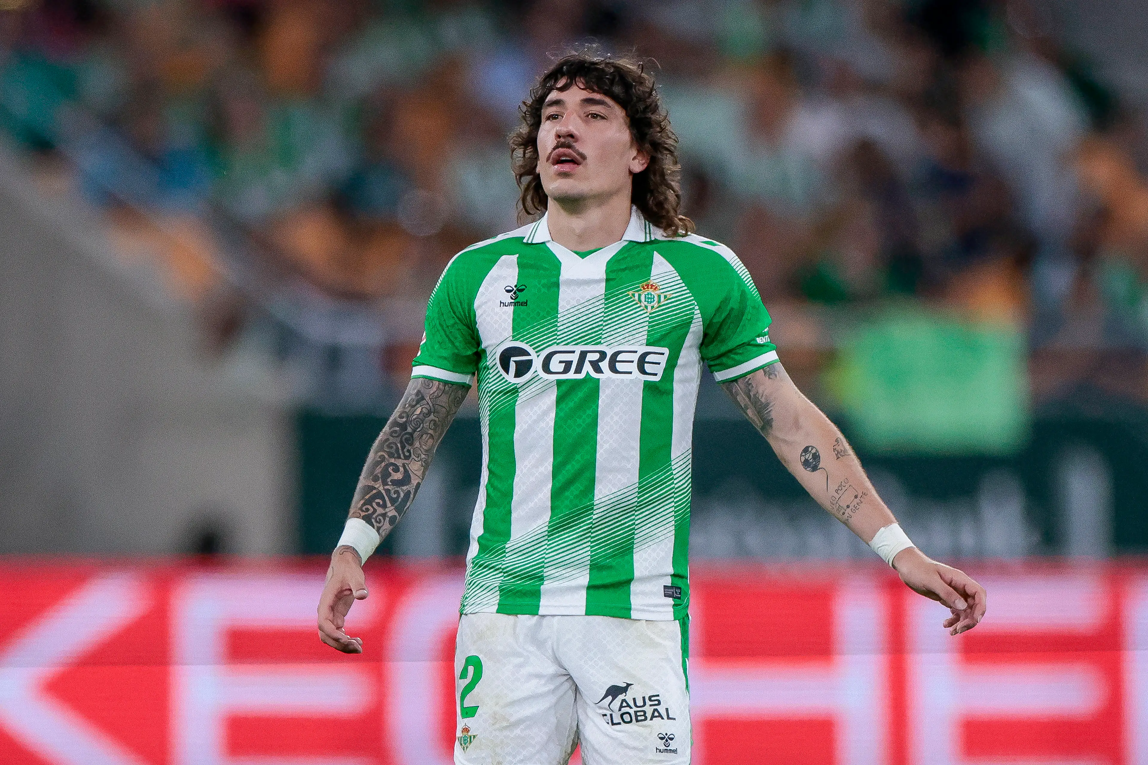 Jasmine claimed she and Héctor Bellerín have been 'amicable' since their split (Jose Luis Contreras/NurPhoto via Getty Images)