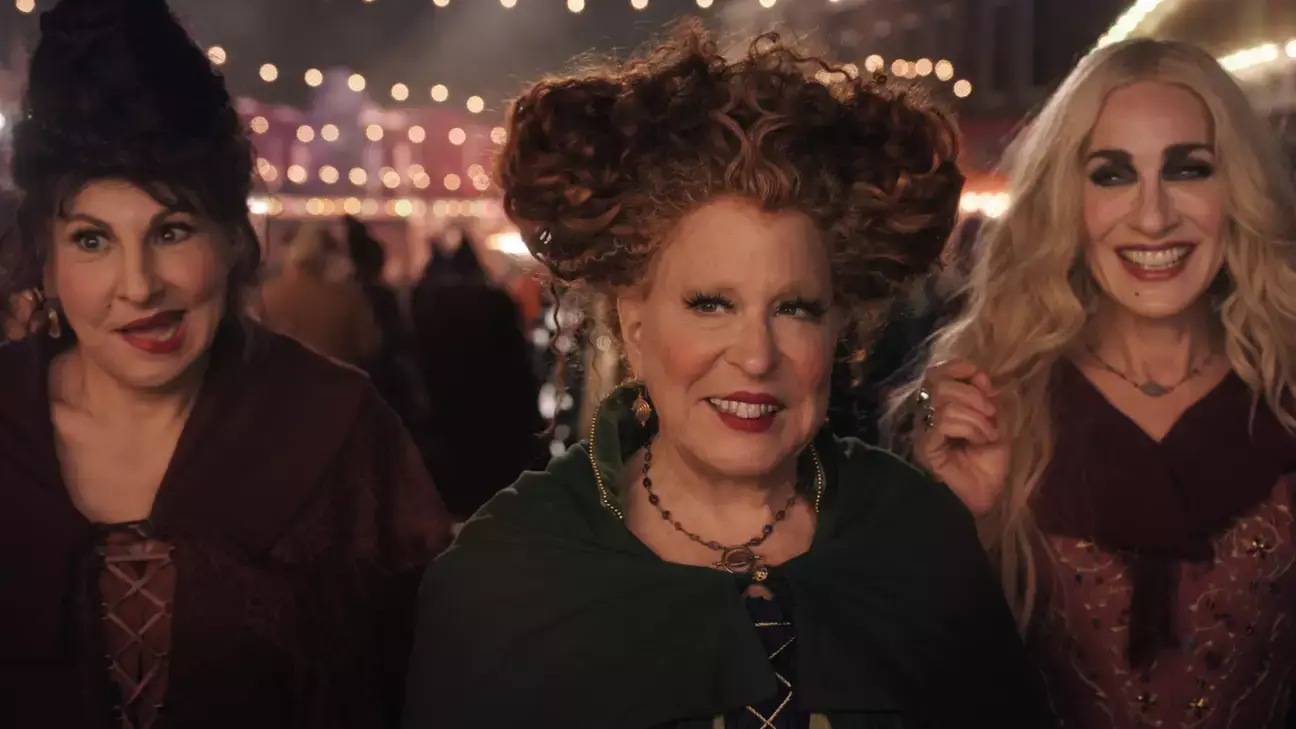 Bette Midler, Kathy Najimy and Sarah Jessica Parker star in Hocus Pocus 2.