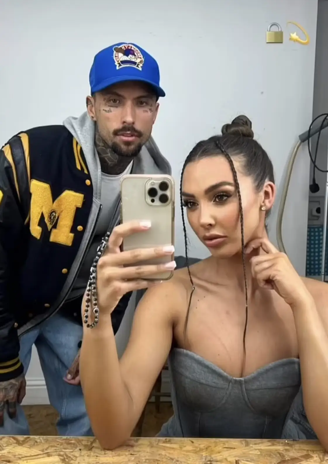 Brad and his rumoured new girlfriend Hollie.