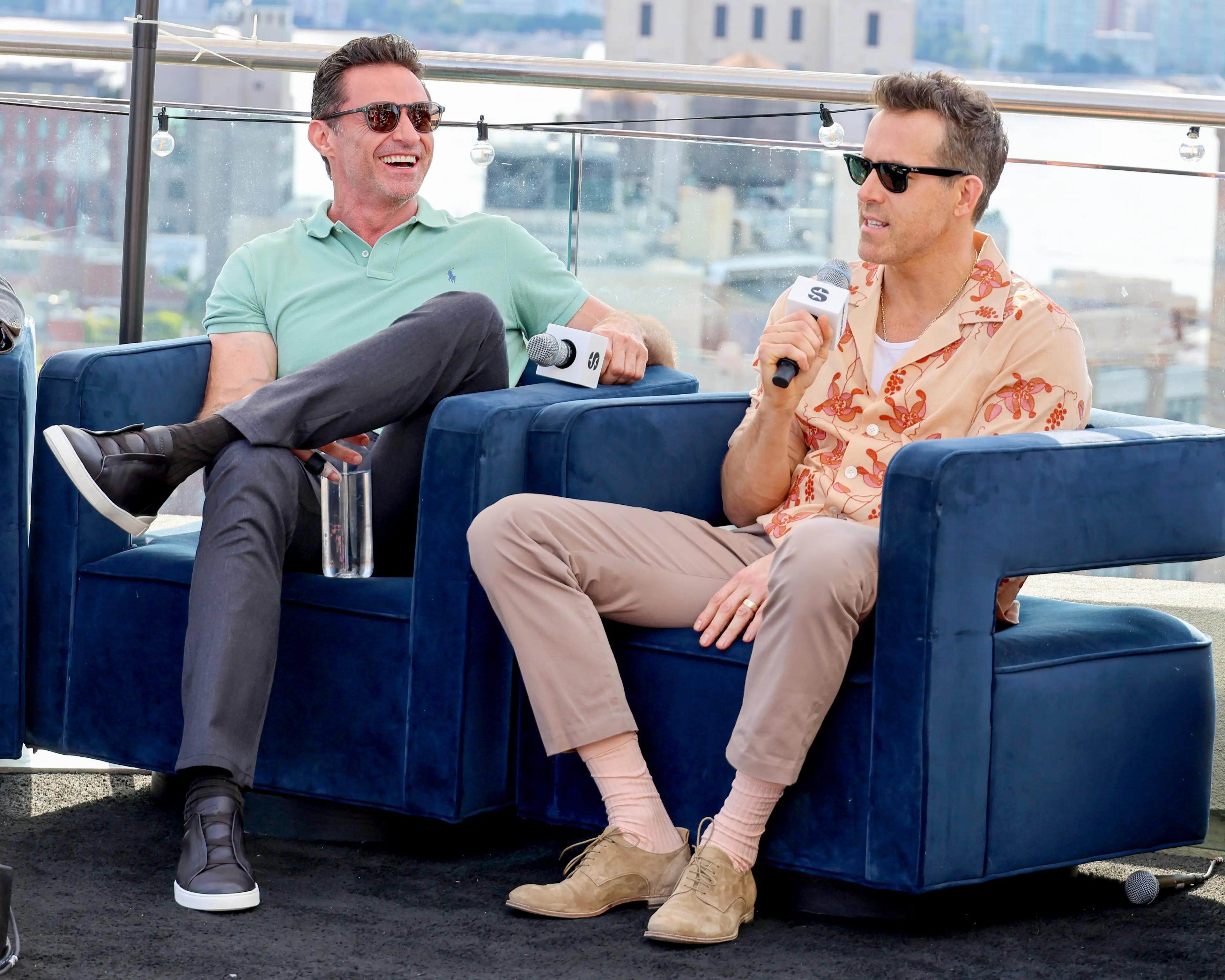 Ryan Reynolds and Hugh Jackman have been promoting their latest movie Deadpool & Wolverine. (Cindy Ord/Getty Images for SiriusXM)