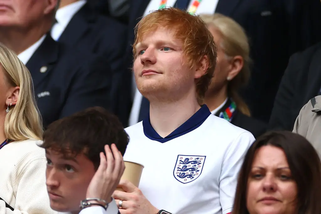 People have been left in stitches at Ryanair's 'savage' jab at Ed Sheeran. (Chris Brunskill/Fantasista / Contributor / Getty Images)