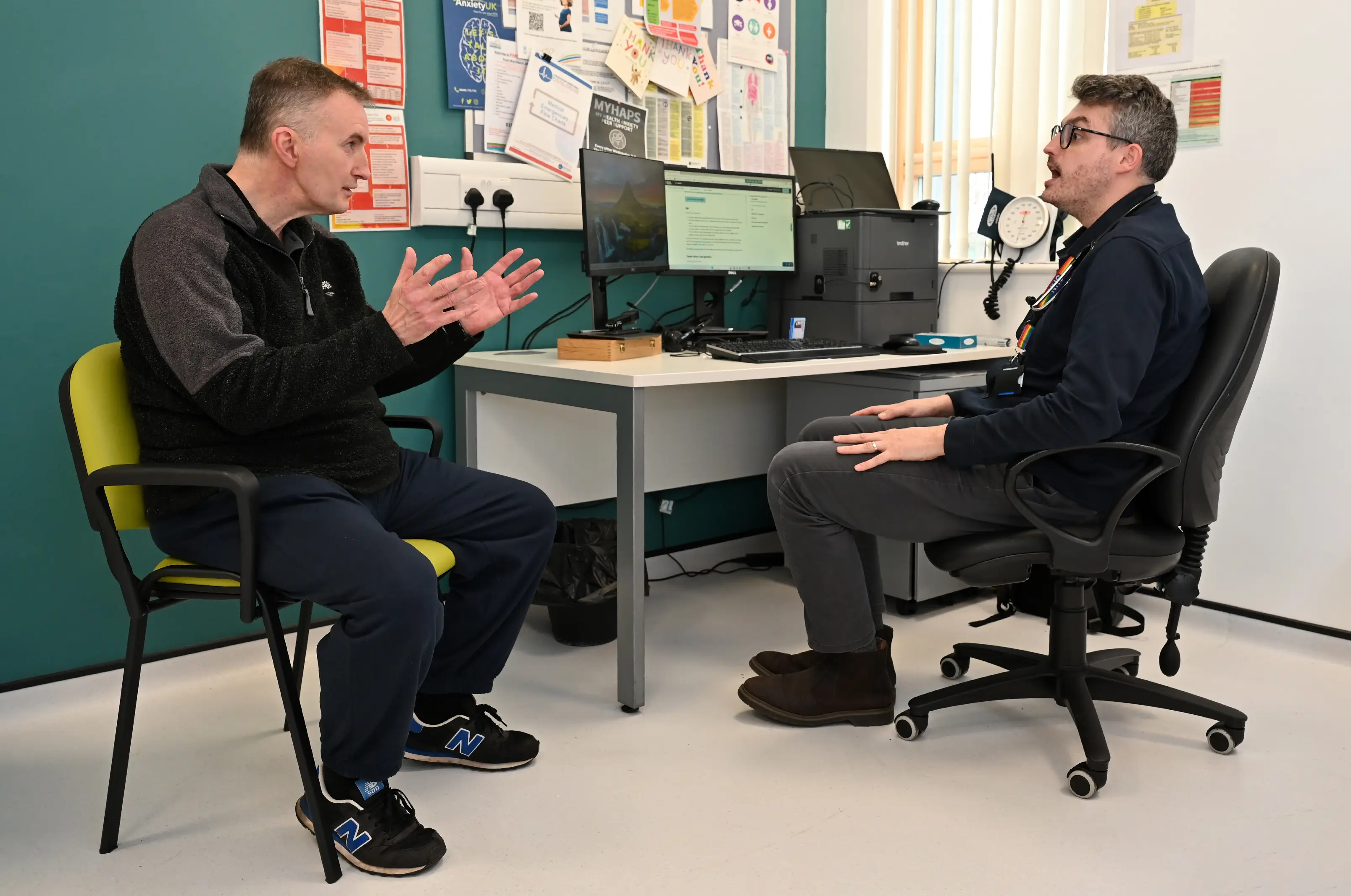 He said he didn't have an inclination to go to the doctor (Roger Moody/Guzelian)