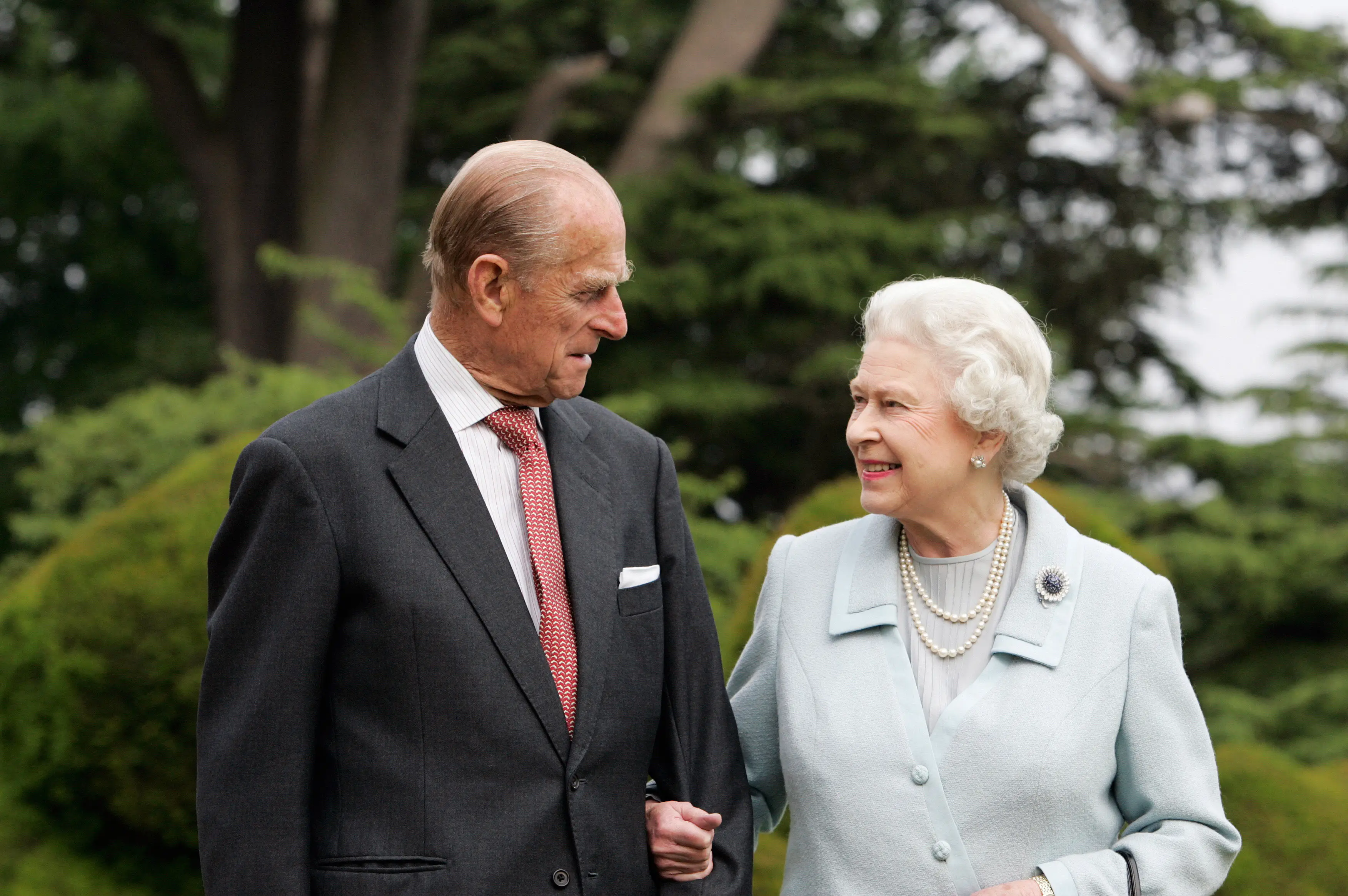 It's alleged the Queen was not at her husband's bedside when he died. (Tim Graham/Getty Images)