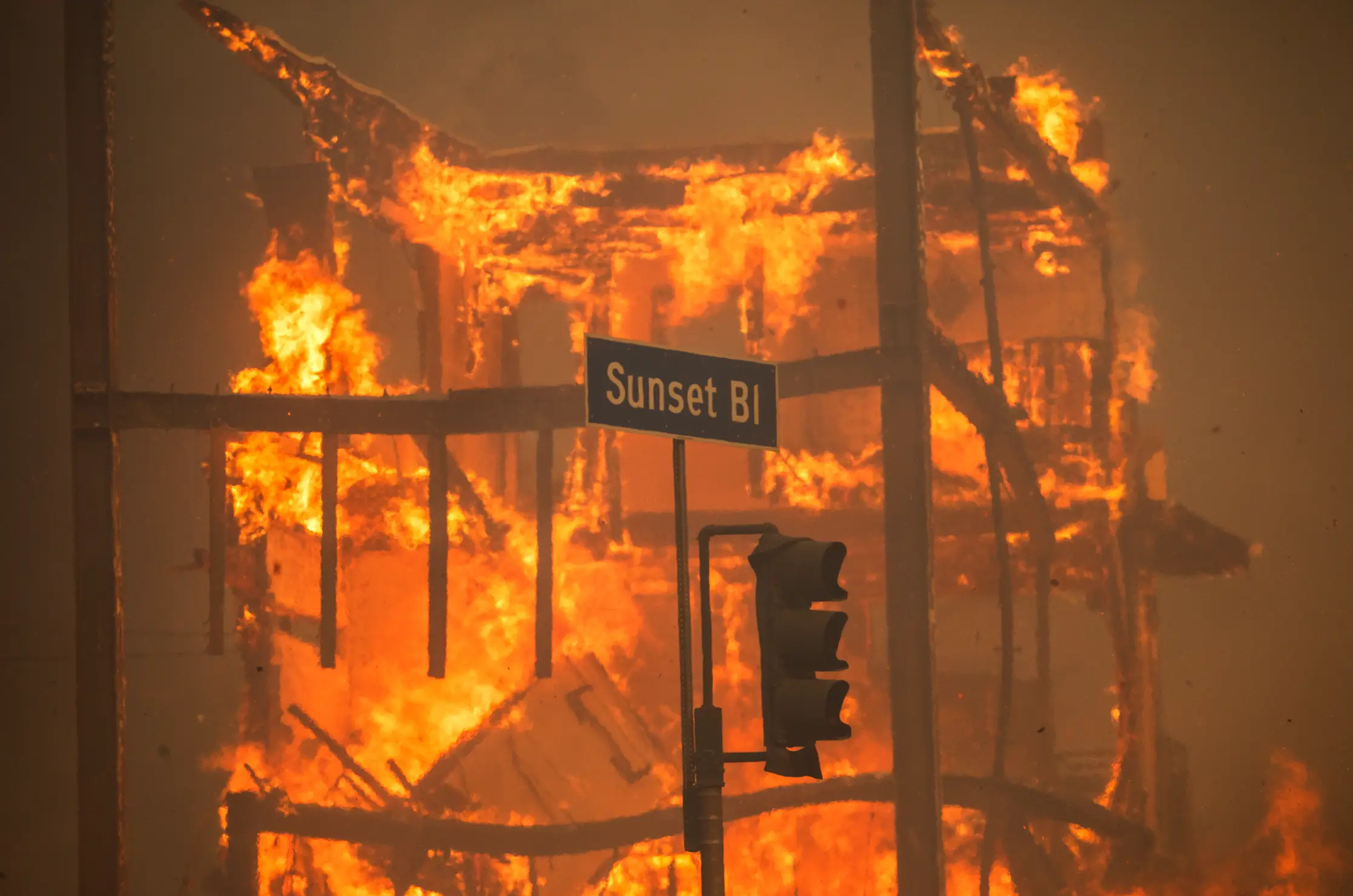 The LA wildfires have devastated the county (Apu Gomes/Getty Images)