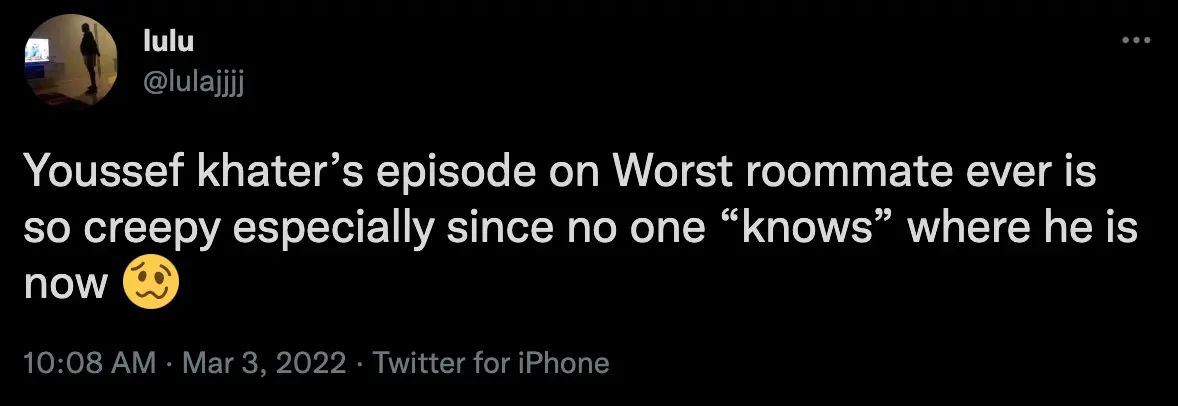 His whereabouts are currently unknown (