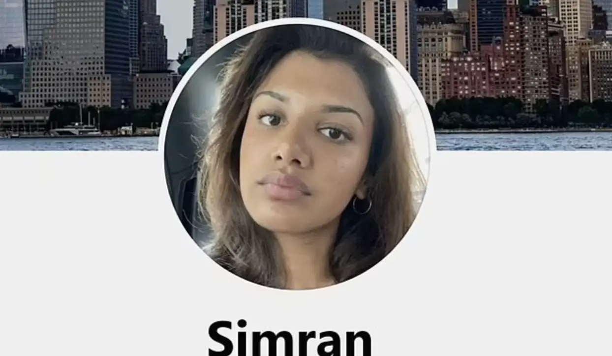 Bhamini Joseph, who goes by Bambi online, played Simran in the doc (Netflix)