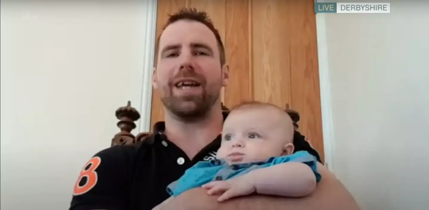 The new dad went on This Morning to explain the naming choice. (ITV)