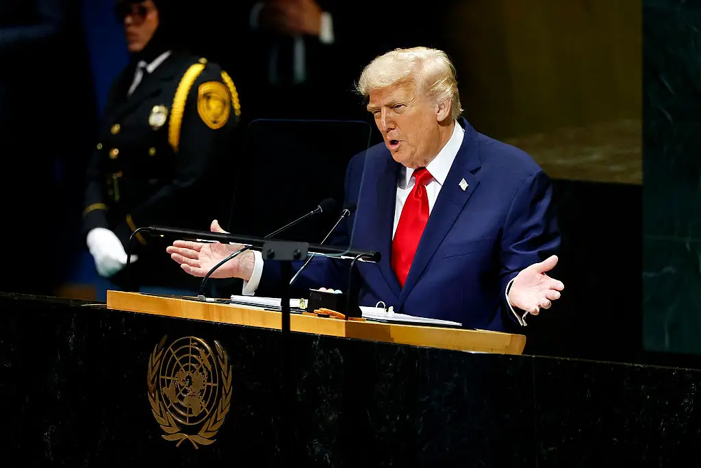 Donald Trump gave a speech at the United Nations General Assembly (Chip Somodevilla/Getty Images)