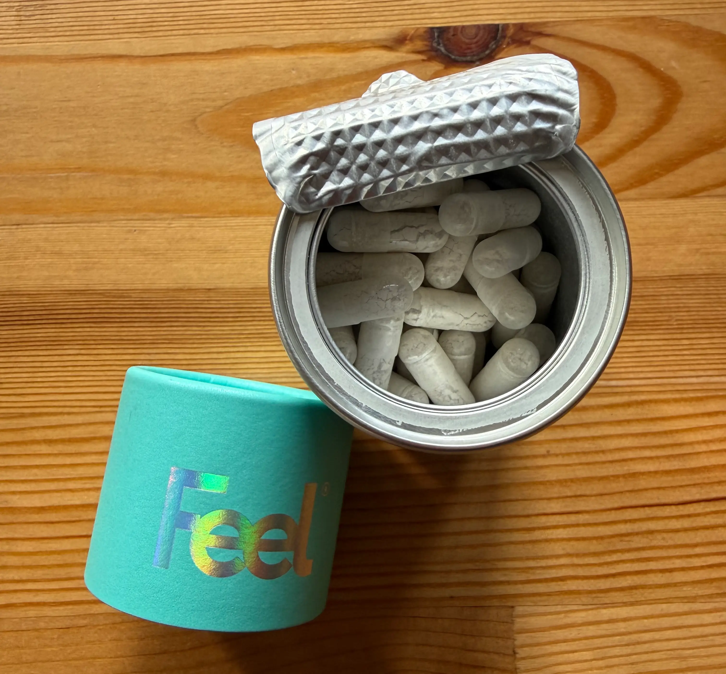 The magnesium supplements reduced my period bloating and fatigue over the course of the month trial