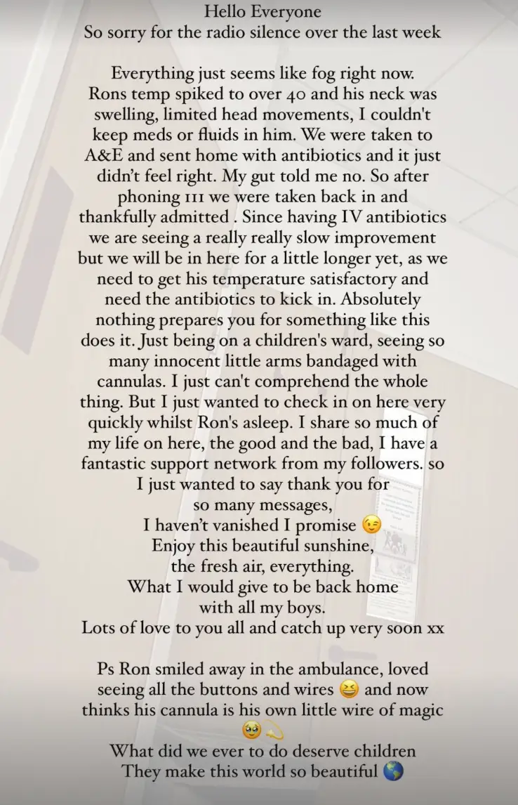 Mrs Hinch shared the update with her followers on Instagram.