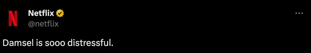 Netflix themselves joined the conversation.