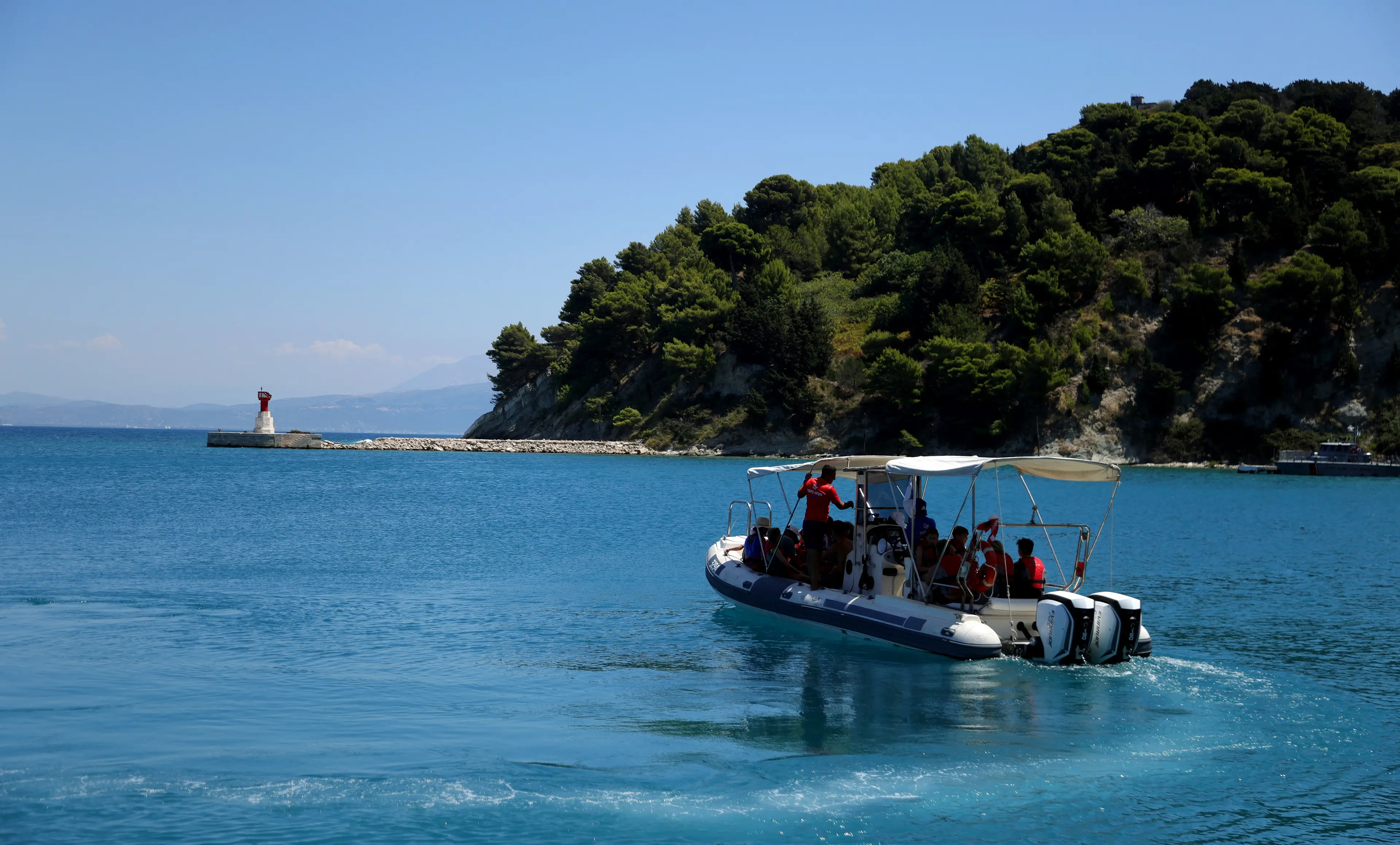 The island is uninhabited (ADNAN BECI/AFP via Getty Images)