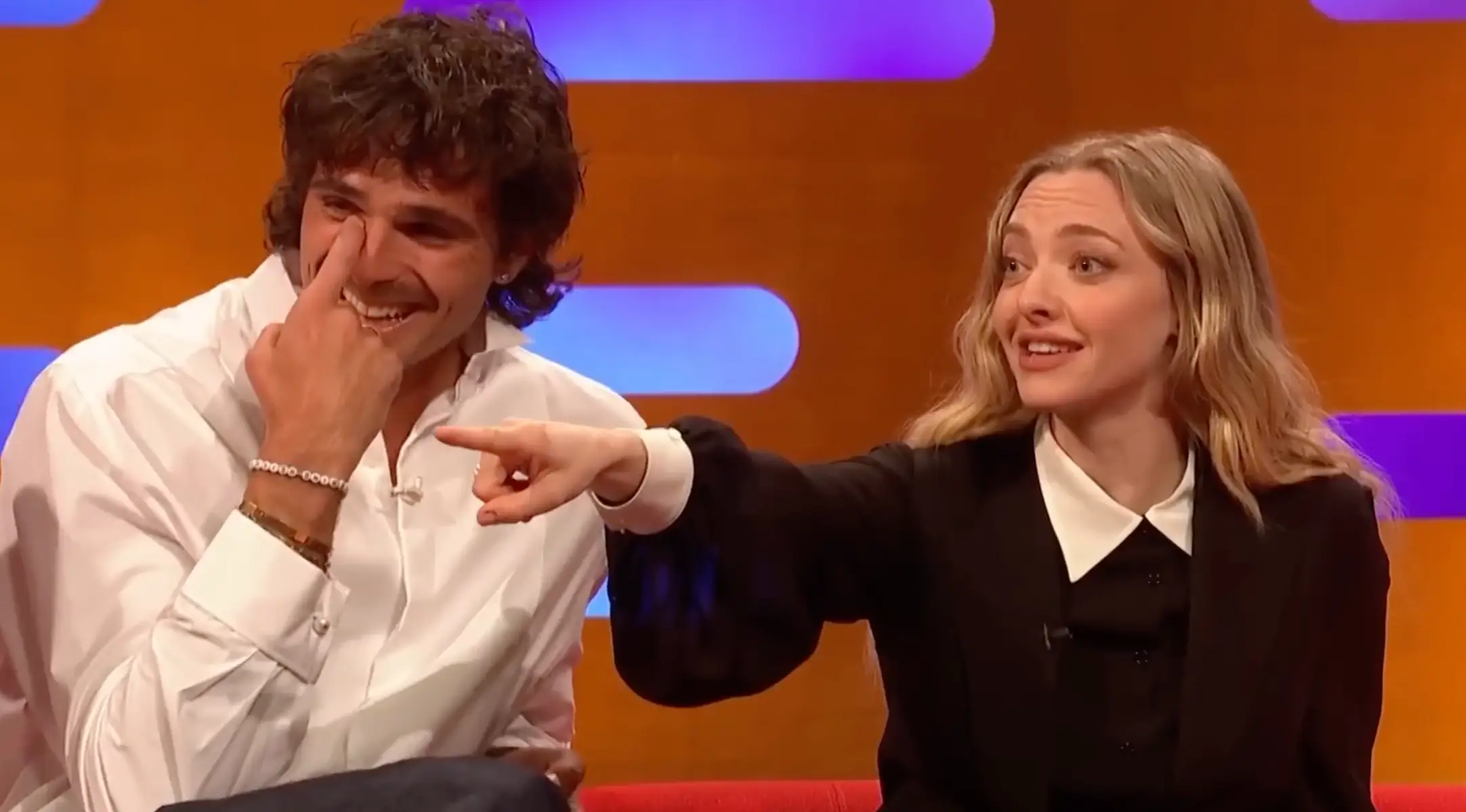 Amanda Seyfried addressed her 'm*nge' foot tattoo on a recent episode of The Graham Norton Show (BBC)