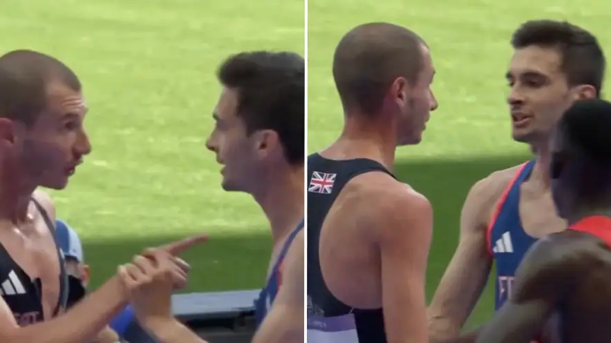Notable Team GB athlete slammed as he confronts rival on track in heated clash after shocking accident