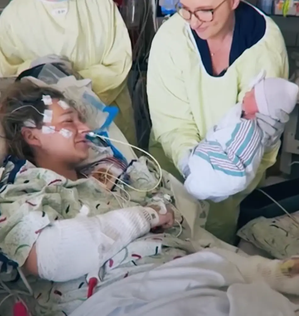 Rachel was only presented with her daughter days after she was born. (CBN)