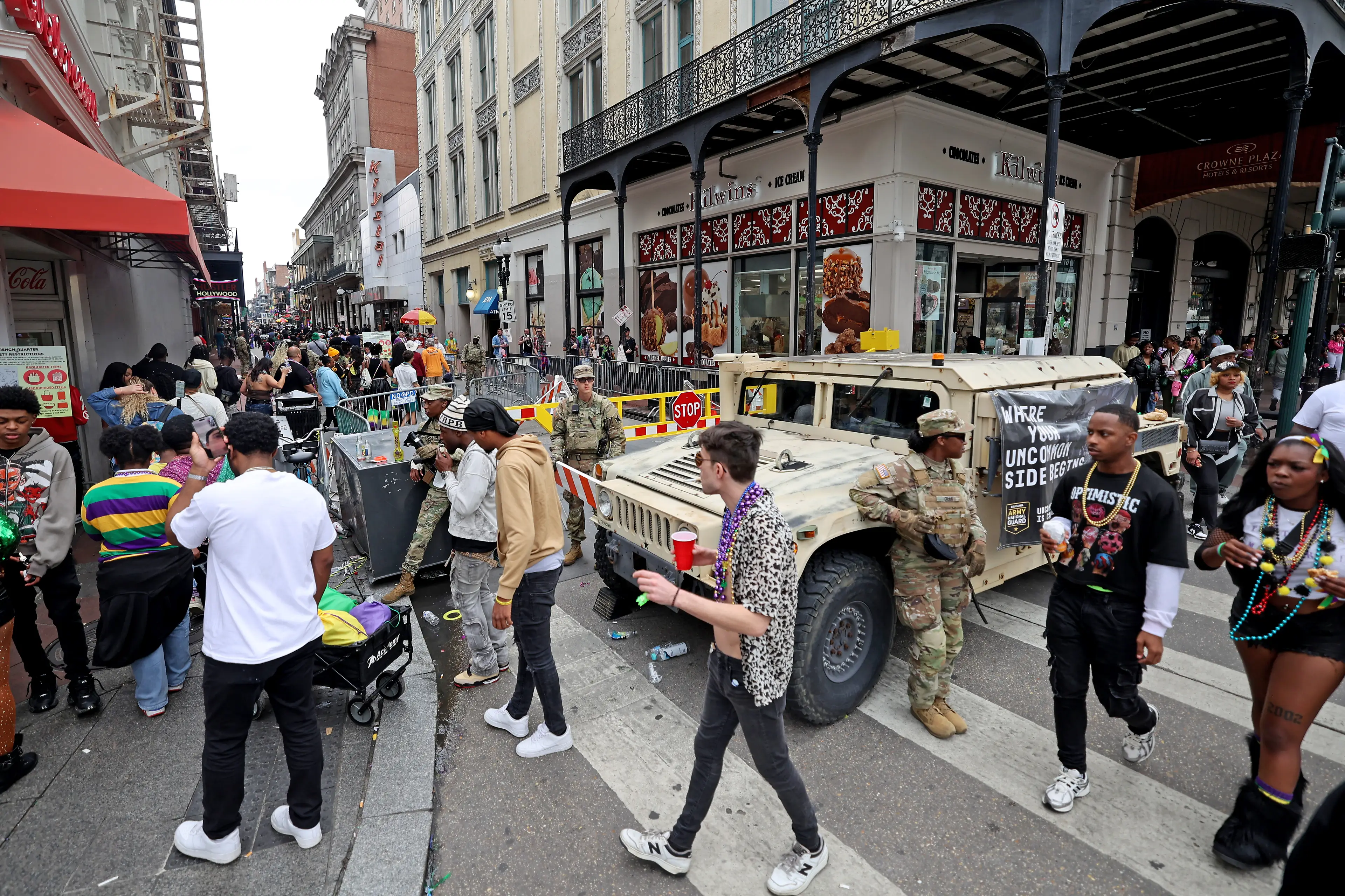The altercation reportedly took place during Mardi Gras celebrations (Michael DeMocker/Getty Images)