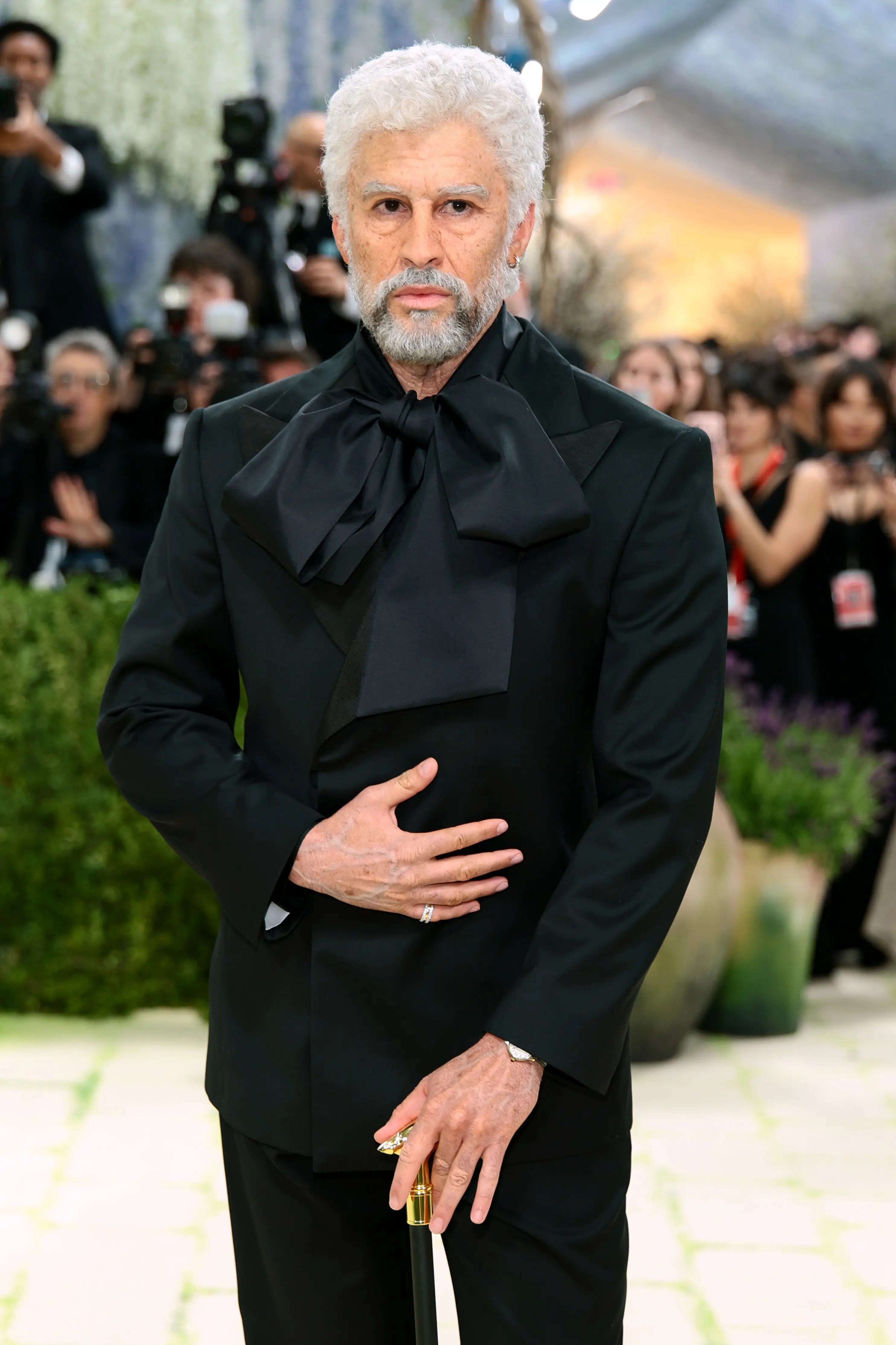 The look confused several spectators (Dimitrios Kambouris/Getty Images for The Met Museum/Vogue)