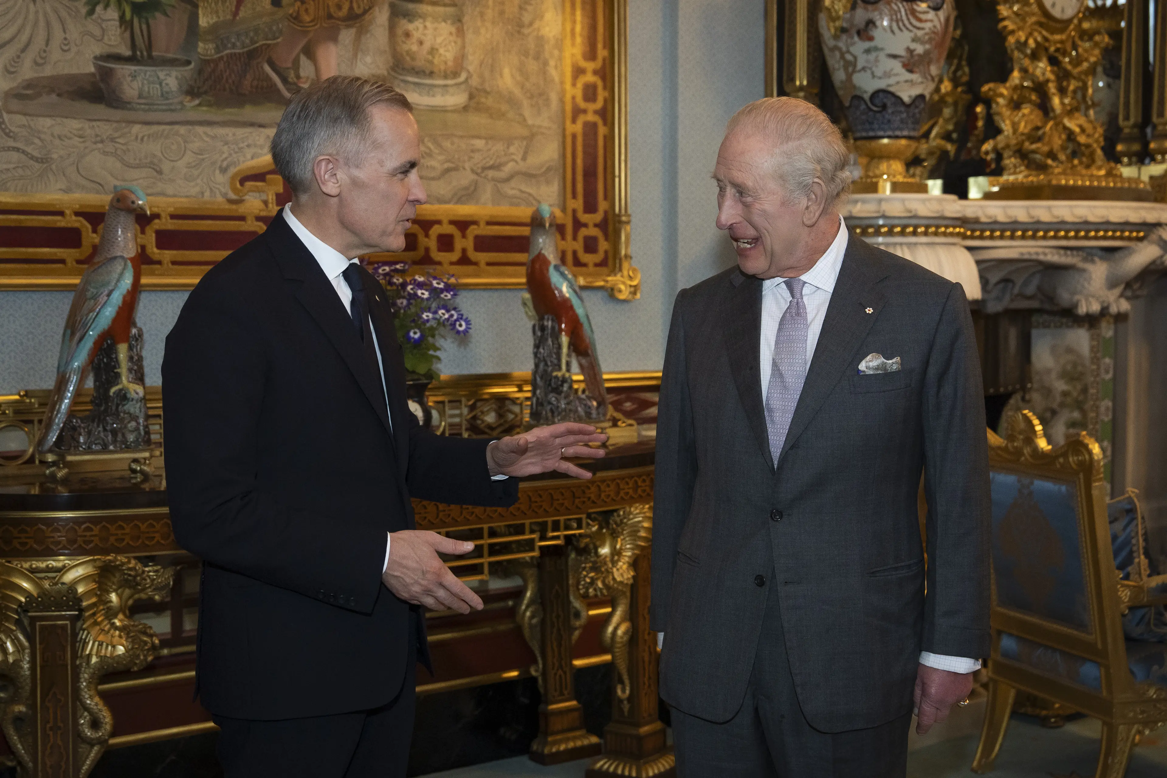 Carney was hosted by the King at Buckingham Palace (Aaron Chown - Pool / Getty Images)