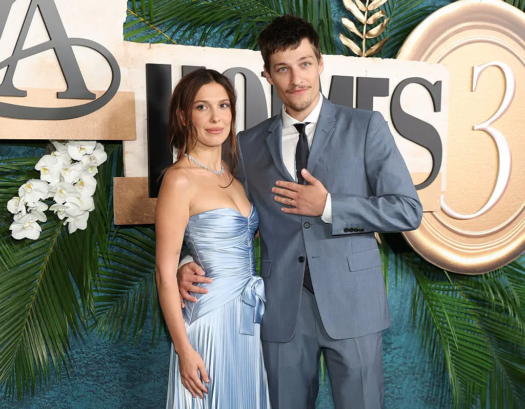 Millie Bobby Brown and her husband Jake Bongiovi have shared a new photo of their second child they adopted together (Dia Dipasupil / Staff / Getty Images)
