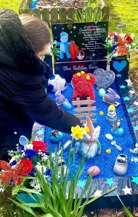 The memorial has been there for a year.