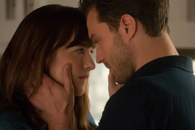 Dakota Johnson and Jamie Dornan starred in Fifty Shades of Grey (Universal Pictures)