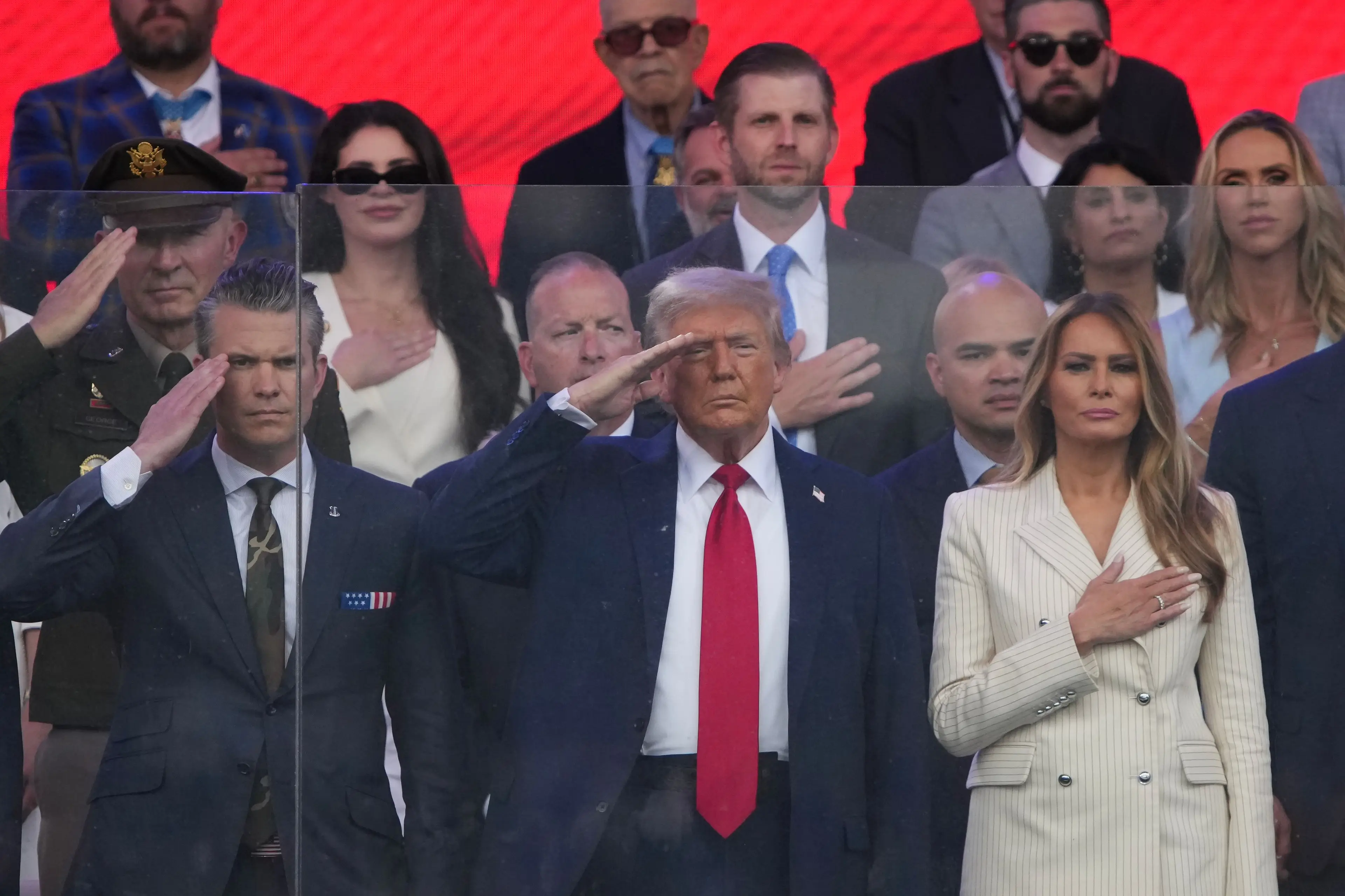 The president was 'rejected' by his wife, according to users online (Andrew Harnik/Getty Images)