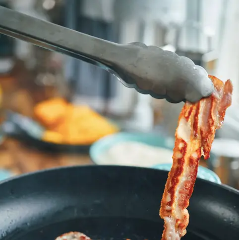 An urgent notice has been released about the affected bacon products (Getty Stock Image)