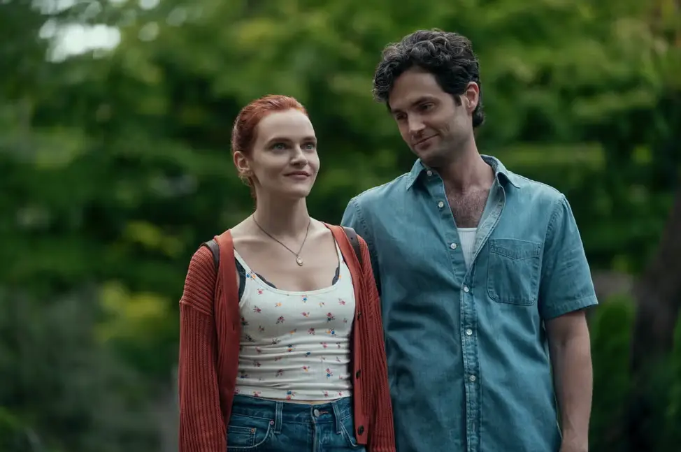 Bronte and Joe in the final season of You (Netflix)